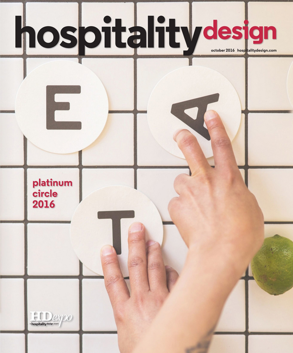 Hospitality Design, October 2016, OZU