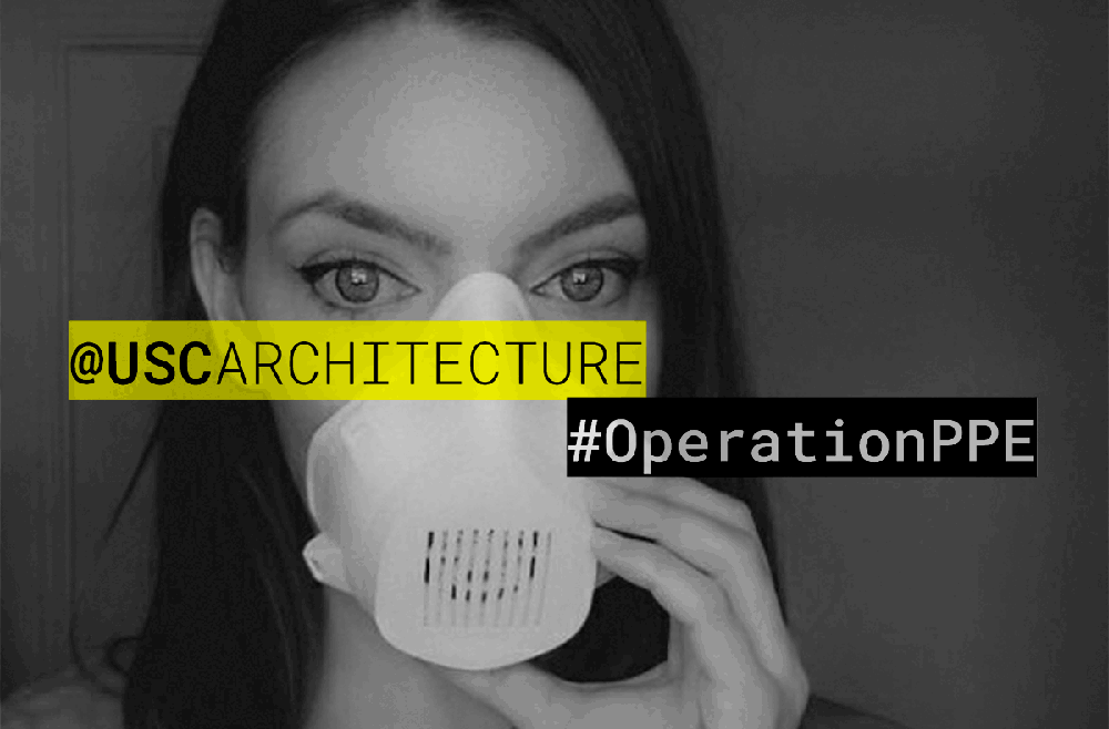 ANX contributes to #operationppe led by USC School of Architecture