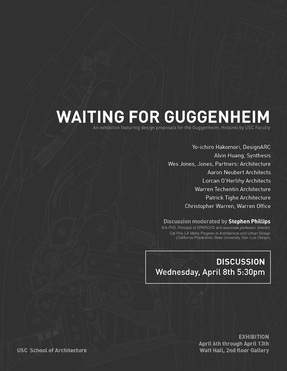 Waiting for Guggenheim Exhibition – University of Southern California